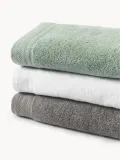 Westwing Collection Полотенце банное Premium, Ш 30 × 50 см, 2 шт., Тёмный серый — фото 5