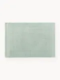 Westwing Collection Коврик для ванной Premium из органического хлопка, Ш 50 × Д 70 см, Шалфейный зелёный — фото 5