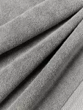 Westwing Collection Полотенце банное Premium в наборе, 3 предм. (гостевое полотенце, полотенце для рук, банное полотенце), Тёмный серый — фото 2