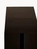 Yamazaki Коробка для хранения кабелей и сетевых фильтров Web, 40 см, Ш 40 × В 15 см, Тёмный коричневый — фото 5