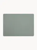 ASA SELECTION Комплект салфеток под приборы из экокожи Pik, 2 шт, 46x33 см, шалфейный зелёный матовый — фото 1