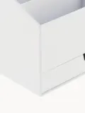 Bigso Box of Sweden Органайзер настольный Greta с ящиком, 24 x 16 см, Ш 24 × Г 16 см, Белый — фото 3