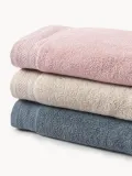 Westwing Collection Полотенце банное Premium в наборе, 3 предм. (гостевое полотенце, полотенце для рук, банное полотенце), Светлый бежевый — фото 4