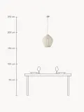 Westwing Collection Светильник подвесной Beau, Ø 40 × В 42 см, Светлый бежевый — фото 2