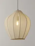 Westwing Collection Светильник подвесной Beau, Ø 40 × В 42 см, Светлый бежевый — фото 8
