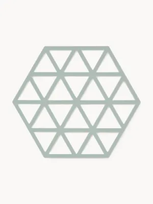 Zone Denmark Набор подставок под горячее Triangles из силикона, 2 предмета, зелёный