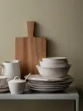 Broste Copenhagen Набор тарелок больших Nordic Vanilla ручной работы, 4 предмета — фото 3
