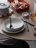 Broste Copenhagen Набор тарелок больших Nordic Vanilla ручной работы, 4 предмета — фото 4