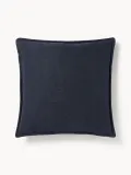 Westwing Collection Подушка декоративная Lennon 60х60 см темно-синяя — фото 7
