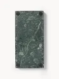 Westwing Collection Поднос декоративный малый из мрамора Venice, 30х15 см, Ш 30 × Г 15 см, Тёмно-зелёный мрамор — фото 2