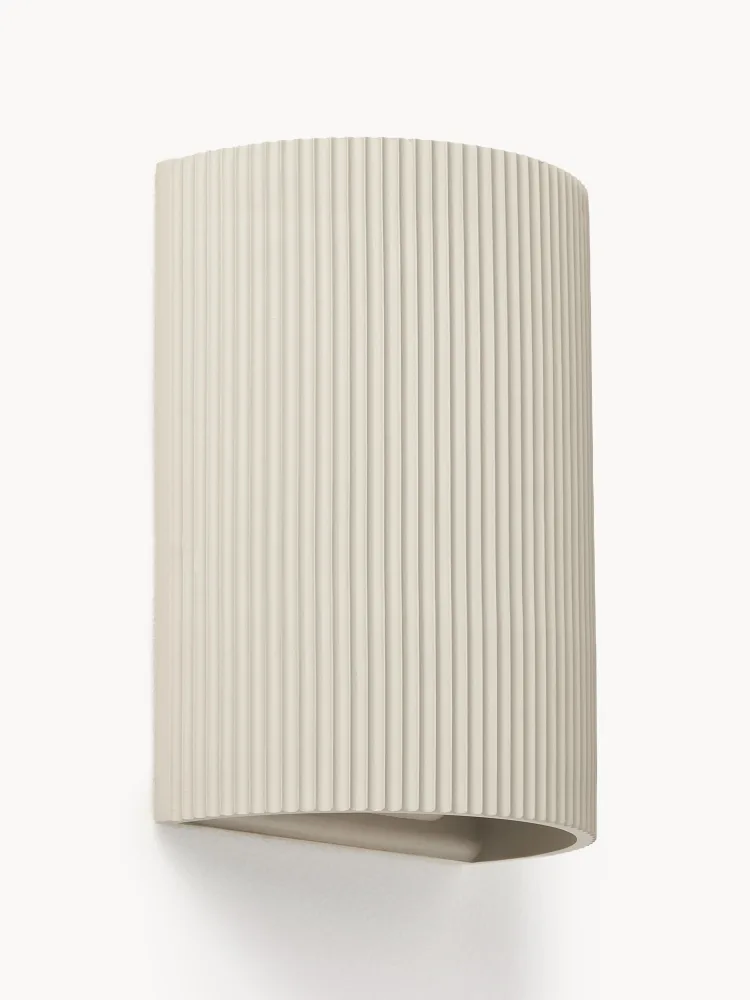 Westwing Collection Настенный светильник Hilko, Ш 19 × В 25 см, Greige