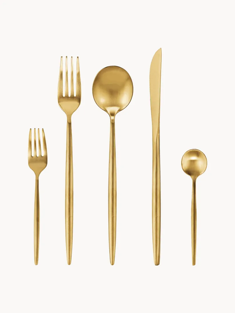 Westwing Collection Набор столовых приборов Shimmer, 5 предметов, арт. S63644