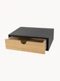 Тумба прикроватная настенная Farsta с выдвижным ящиком и доводчиком, 40х15х30 см, корпус чёрный — фото 3