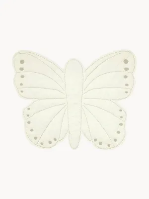 Cam Cam Copenhagen Коврик игровой детский Butterfly в форме бабочки из органического хлопка, 85 x 100 см, молочно-белый