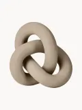 Cooee Design Декоративный объект Knot ручной работы, Ш 19 × В 9 см, Бежевый — фото 1