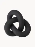 Cooee Design Декоративный объект Knot ручной работы, Ш 19 × В 9 см, Чёрный — фото 1
