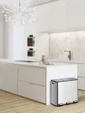 Мусорное ведро EcoCasa с педалью для раздельного сбора объемом 45 л — фото 3