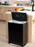 Мусорное ведро Recycle E-Cube с педалью и угольным фильтром — фото 3