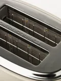 Haden Тостер Dorset на 2 тоста с широкими отсеками и 6 режимами прожарки, сталь, глубина 22 см, светло-бежевый — фото 3