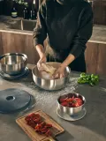 Joseph Joseph Набор мисок с крышками Nest из стали, 4 предмета — фото 5