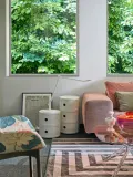 Kartell Приставной столик Componibili, 2 модуля, молочно-белый — фото 5