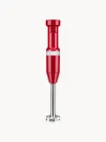 Блендер погружной KitchenAid Artisan, набор 5 предметов с чашей 1 л, венчиком и измельчителем, красный — фото 1