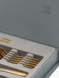 Sola Switzerland Набор приборов для торта Tulip на 6 персон, 13 предметов, матовое золото — фото 3