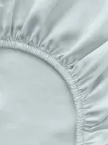 Westwing Collection Простыня на резинке Comfort для топпера, светло-голубая — фото 2