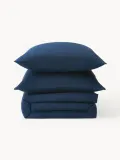 Westwing Collection Пододеяльник Biba, Ш 135 × Д 200 см, Тёмный синий — фото 4