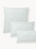Westwing Collection Наволочка Arcs, Ш 50 × Д 80 см, Шалфейный зелёный — фото 7