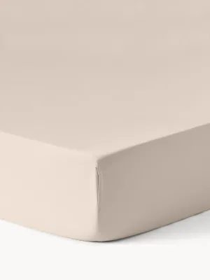 Westwing Collection Простыня на резинке Comfort для топпера, бежевая