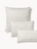 Westwing Collection Наволочка Comfort из хлопкового сатина, Ш 50 × Д 80 см, Светлый серый — фото 7