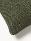 Westwing Collection Наволочка декоративная Aya, Ш 45 × Д 45 см, Оливковый зелёный — фото 6