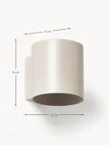 Westwing Collection Настенный светильник Roda, светло-бежевый матовый — фото 2
