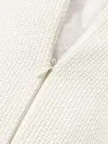 Westwing Collection Подушка декоративная Aya-валик, Ø 17 × Д 45 см, Кремово-белый — фото 4