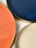 Westwing Collection Набор подносов декоративных Tavi, 3 шт, комплект разных размеров, Оранжевый — фото 6