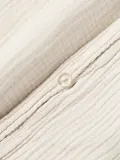 Westwing Collection Пододеяльник Odile из муслина, Ш 135 × Д 200 см, Светлый бежевый — фото 3