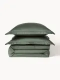 Westwing Collection Пододеяльник Premium темно-зеленый — фото 5
