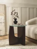 Westwing Collection Ваза Elta из каменной керамики высотой 16 см, Ø 12 × В 16 см, Чёрный — фото 6