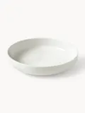 Westwing Collection Набор тарелок глубоких Nessa из твёрдого фарфора, 4 предмета, Ø 21 см, Приглушённый белый — фото 1