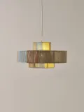 Westwing Collection Светильник подвесной Lace, Ø 50 × В 25 см, Разноцветный — фото 8