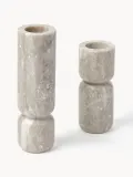Набор подсвечников Westwing Collection Como из мрамора, 2 предмета — фото 6