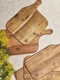 Разделочная доска Aida Daily Design Raw из тика, 43 см — фото 2