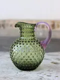 Кувшин Anna von Lipa Hobnail из выдувного стекла, 2 л, оливково-сиреневый — фото 5