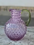 Кувшин Anna von Lipa Hobnail из выдувного стекла, 2 л, сиренево-оливковый — фото 6
