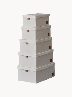 Store It Комплект коробок для хранения Premium, 5 предметов, арт. G21474