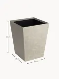 Bigso Box of Sweden Ведро мусорное Sofia картонное, 16 л, Ш 26 × В 33 см, 16 л, Светлый бежевый — фото 2
