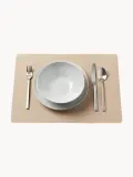 Bitz Комплект салфеток под приборы Gastro, 4 шт, 46x33 см, чёрный/бежевый — фото 4