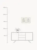 Bizzotto Постеры в деревянных рамах Refined, 2 шт., 30x40 см — фото 2