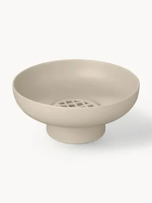 Blomus Ваза Miyabi из каменной керамики диаметром 23 см, Ø 23 × В 10 см, Светлый бежевый